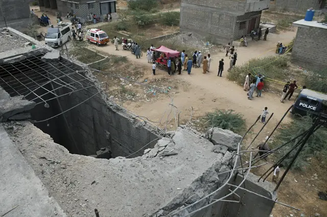 کراچی میں ڈرون اٹیک