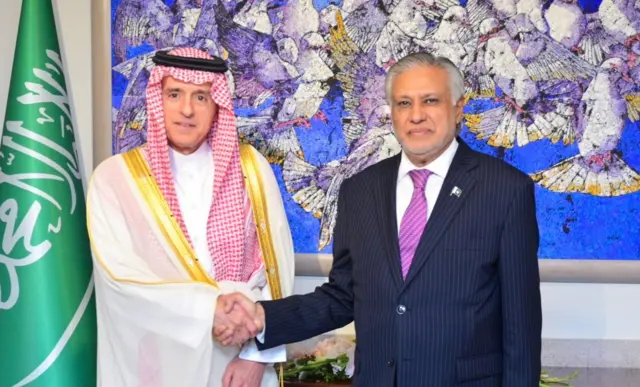 اسحاق ڈار، عادل الجبیر
