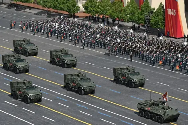 Техника на параде на Красной площади