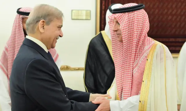 شہباز شریف، سعودی وزیر مملکت برائے خارجہ امور عادل الجبیر
