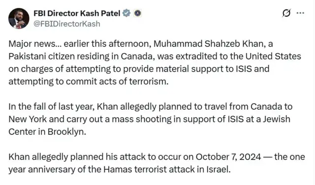 کیش پٹیل ٹوئٹ
