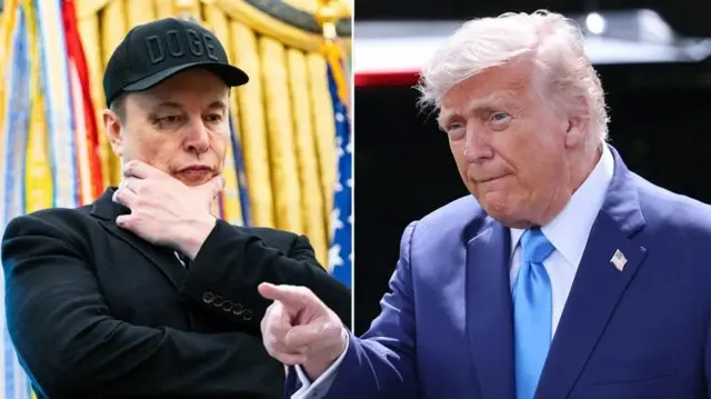 Elon Musk da Donald Trump