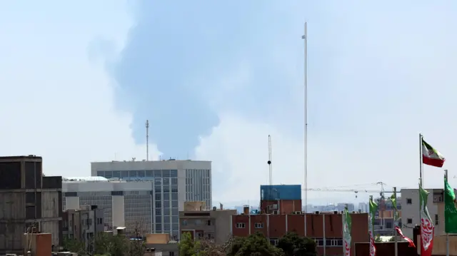 انفجارات في طهران.