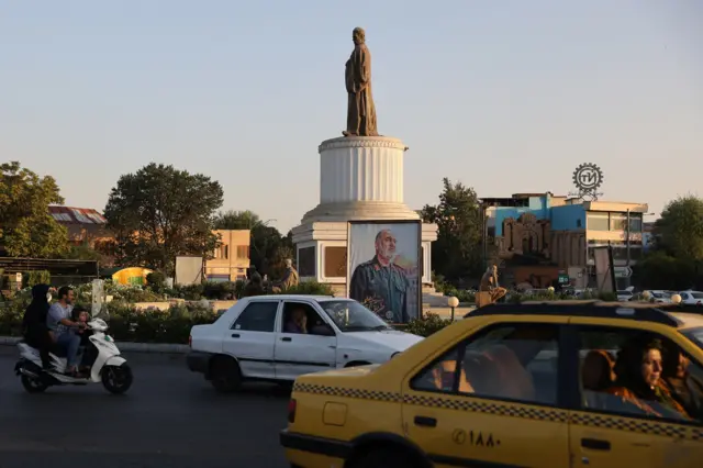 شارع في العاصمة الإيرانية طهران في 15 يونيو/حزيران 2025