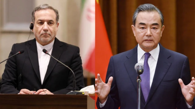 चीन के विदेश मंत्री वांग यी और ईरान के विदेश मंत्री अब्बास अराग़ची