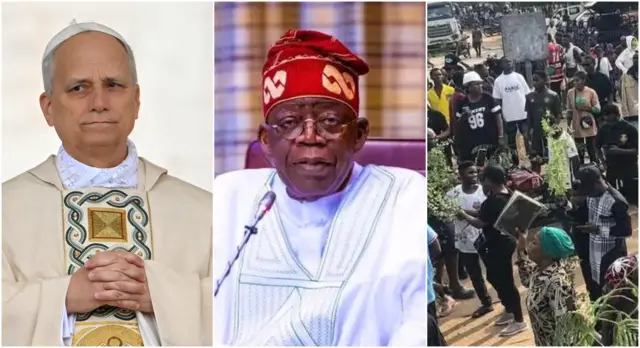 Pope Leo XIV, Onyeisiala Tinubu na ndị ntoroọbịa na-eme ngagharịiwe na Benue Steeti