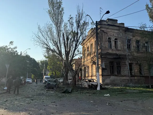 Последствия удара по Одессе