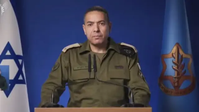 اسرائیلی دفاعی فورس (آئی ڈی ایف) کے ترجمان ایفی دیفرن