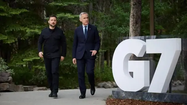 Владимир Зеленский на саммите G7 в Канаде
