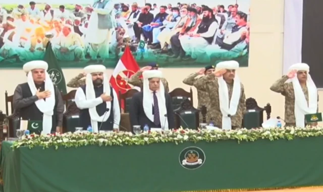 عاصم منیر، شہباز گرینڈ جرگہ