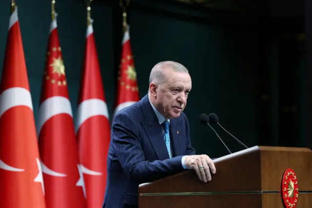 الرئيس التركي رجب طيب أردوغان