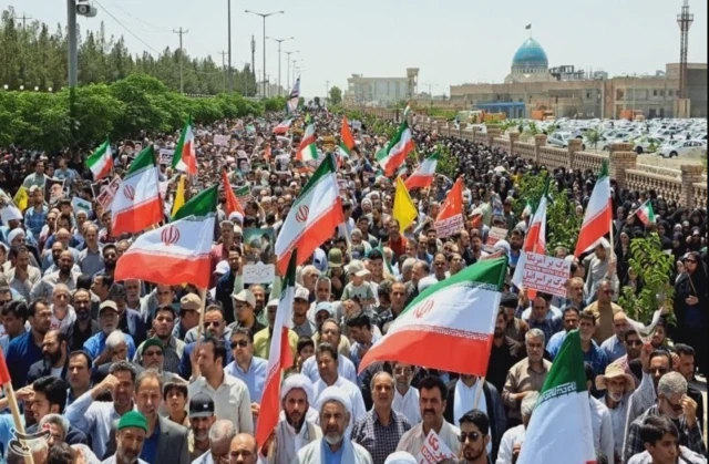 مظاهرات في إيران.