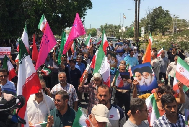 مظاهرات في إيران.