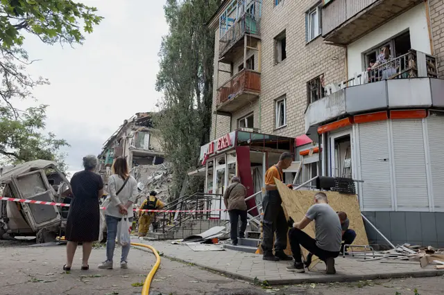 Краматорск после удара