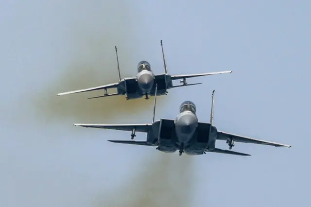 Chiến đấu cơ F-15 Eagle của Israel, ảnh chụp năm 2023