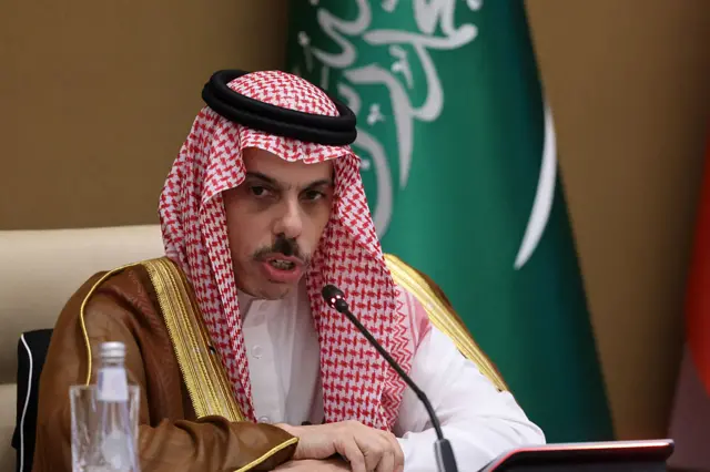 وزير الخارجية السعودي الأمير فيصل بن فرحان آل سعود