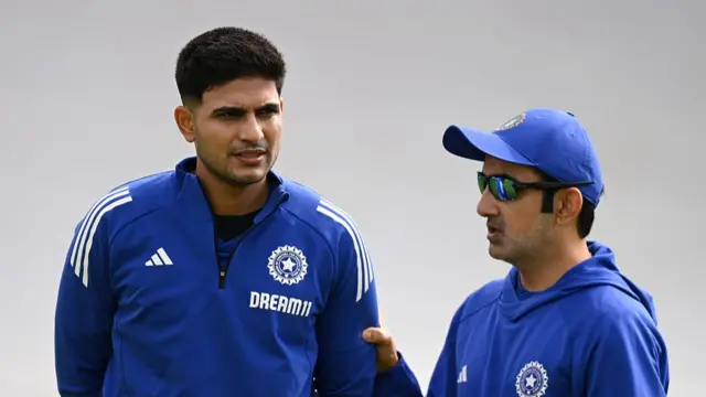 कप्तान शुभमन गिल और हेड कोच गौतम गंभीर