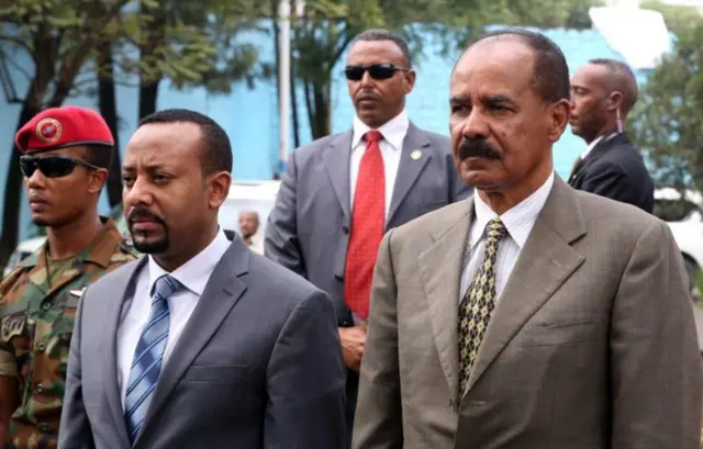 MM Itoophiyaa fi pirezidaantii Eertiraa Isaayas Afawarqii