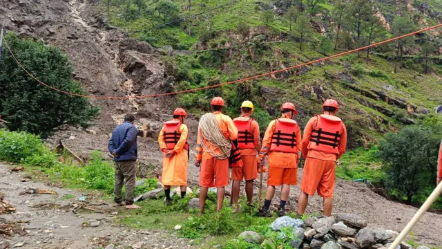 उत्तरकाशी में आए भूस्खलन के बाद