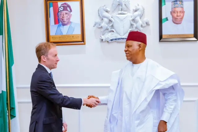 Kashim Shettima da shugaban kamfanin Vitol Group