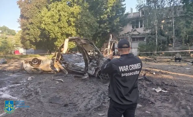 Прокуратура публикует фото последствий удара дронов