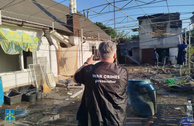 Одесская прокуратура опубликовала фото последствий атаки