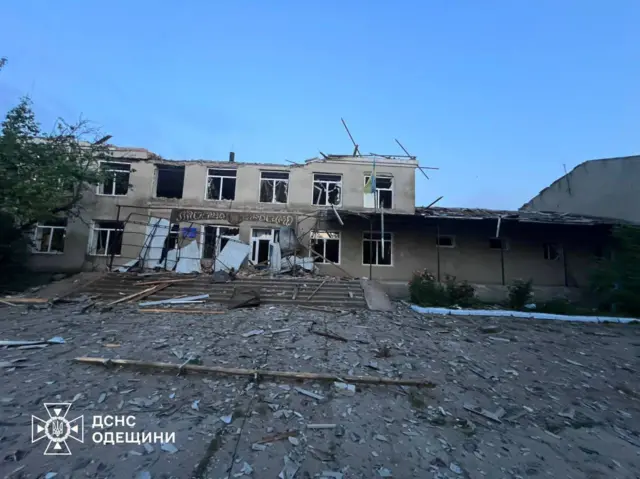 Последствия очередной атаки дронов в Одессе