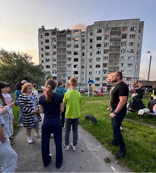 разрушенный дом в Луцке