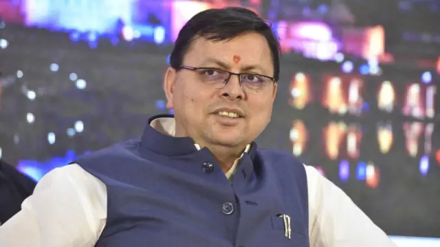 उत्तराखंड के मुख्यमंत्री पुष्कर सिंह धामी