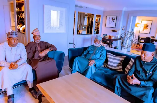 Kashim Shettima da iyalan Marigayi Buhari