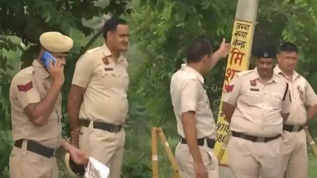 हरियाणा के नूंह में तैनात पुलिसकर्मी