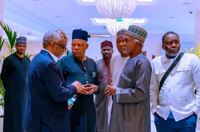 Kashim Shettima da iyalan Marigayi Buhari