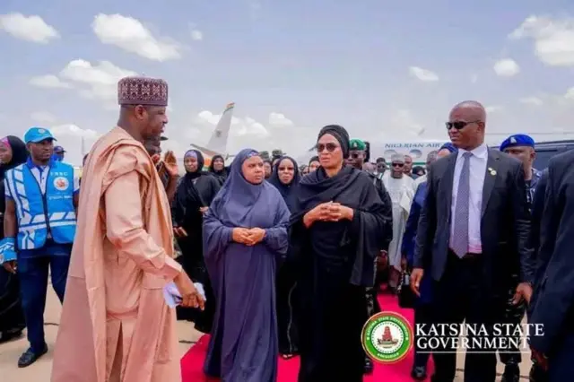 Gwamnan jihar Katsina na tarbar uwargidan shugaban Najeriya Oluremi Tinubu