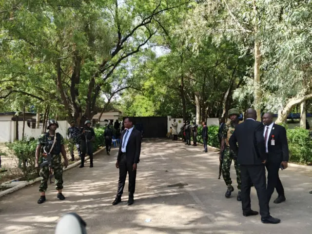 Ƙofar gidan marigayi tsohon shugaban Najeriya Muhammadu Buhari