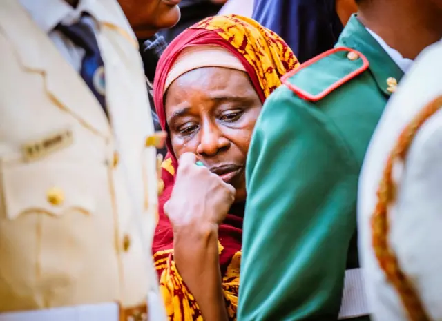 Tinubu pay im last respect as dem bury late Muhammadu Buhari