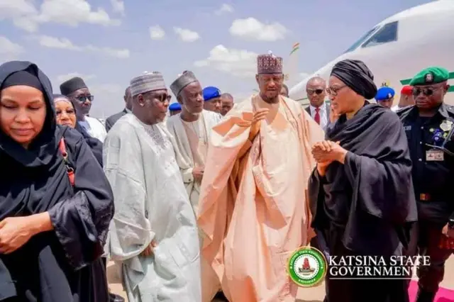 Gwamnan jihar Katsina na tarbar uwargidan shugaban Najeriya Oluremi Tinubu