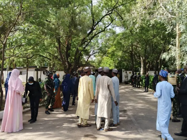 Ƙofar gidan marigayi tsohon shugaban Najeriya Muhammadu Buhari