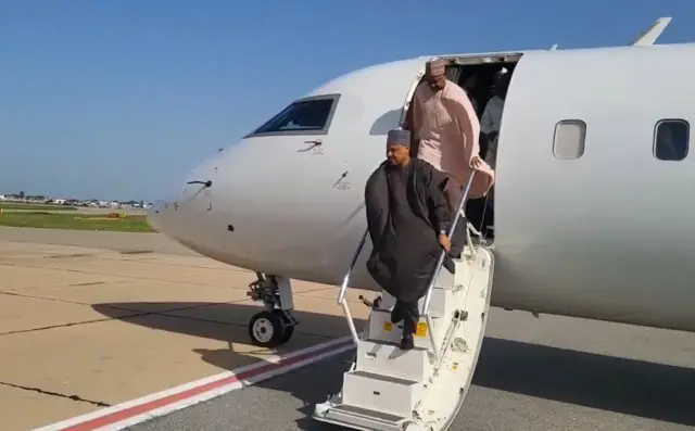 Lokacin da kwamitin jana'izar Muhammadu Buhari na gwamnatin Najeriya ya isa Katsina