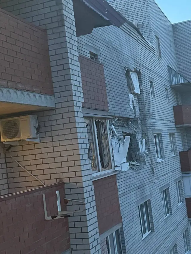 Телеграм-канал «Воронеж №1» публиковал фото пострадавшего многоэтажного дома