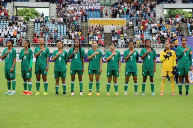 মিয়ানমারকে হারিয়ে দিয়েছে বাংলাদেশে মেয়েরা