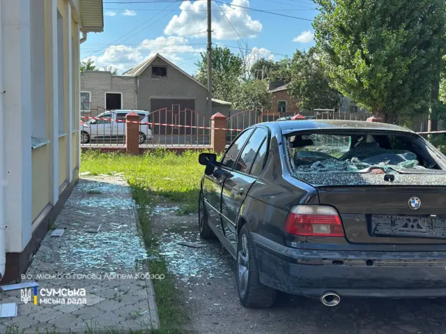 после атаки дронов