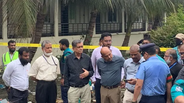 ঘটনাস্থল পরিদর্শন করতে গেছেন আইন ও শিক্ষা উপদেষ্টা