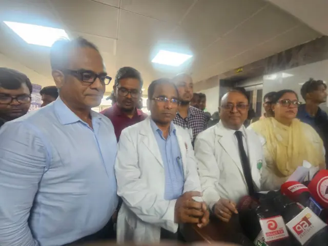 প্রেস ব্রিফিংয়ে ইনস্টিটিউটের পরিচালক ডা. মো. নাসির উদ্দিন