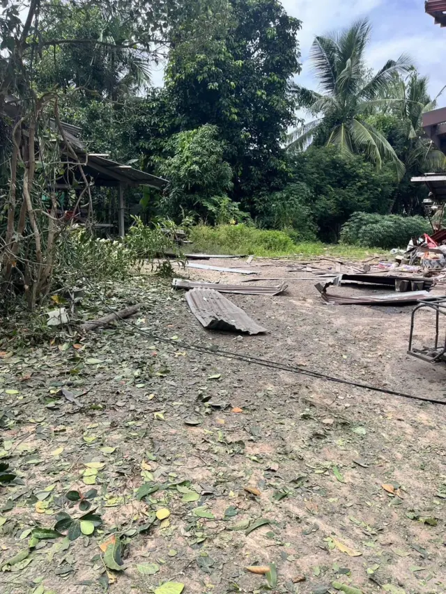 Nhà một người dân Thái bị tấn công ở tỉnh Surin