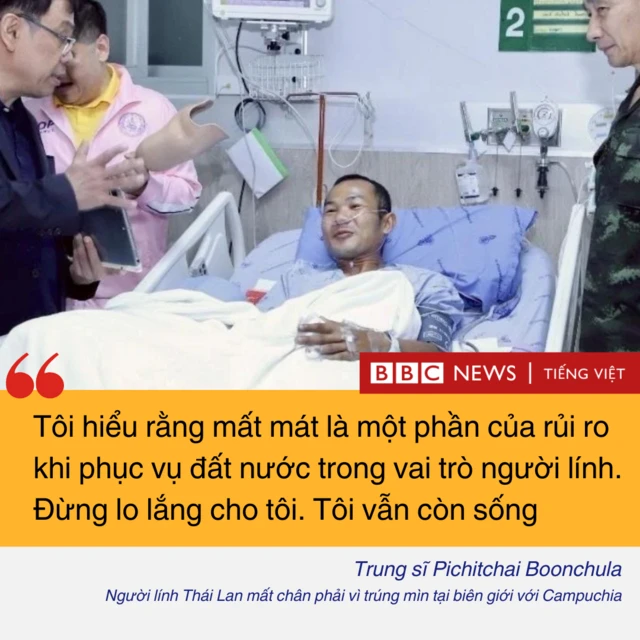 Hiện anh Pichitchai đang trong tình trạng ổn định