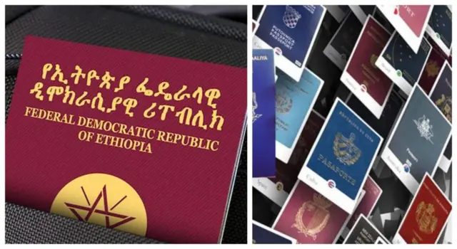 Paaspoortii Itoophiyaa kan biyyoota addunyaa gara garaa biratti