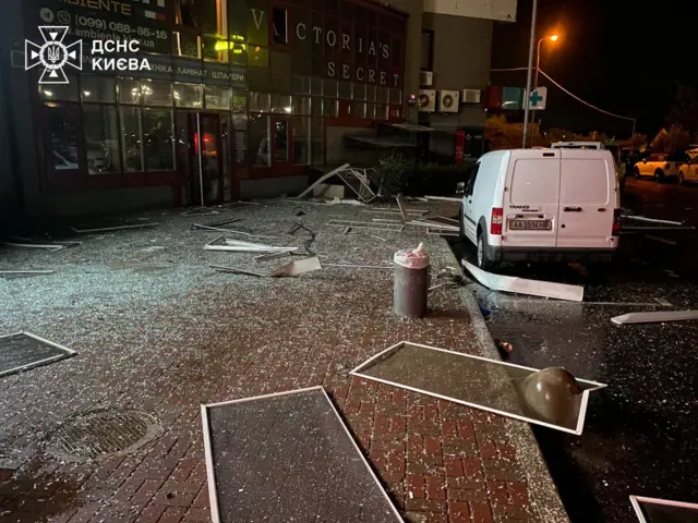 В Киеве был поврежден 25-этажный жилой дом