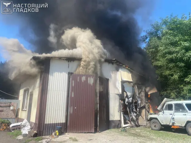 Губернатор опубликовал фото последствий удара