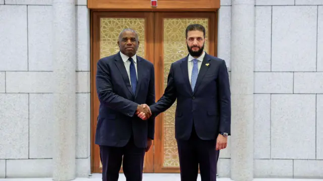 डेविड लैमी, अहमद अल-शरा