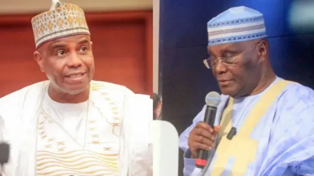 Aminu Tambuwal na Atiku Abubakar